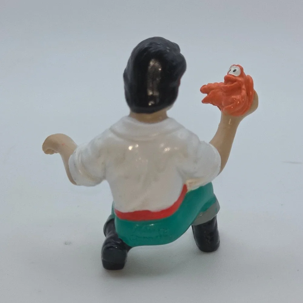 Disney Prince Eric PVC Mini Figure OS Multi Fair The Little Mermaid Sebastian